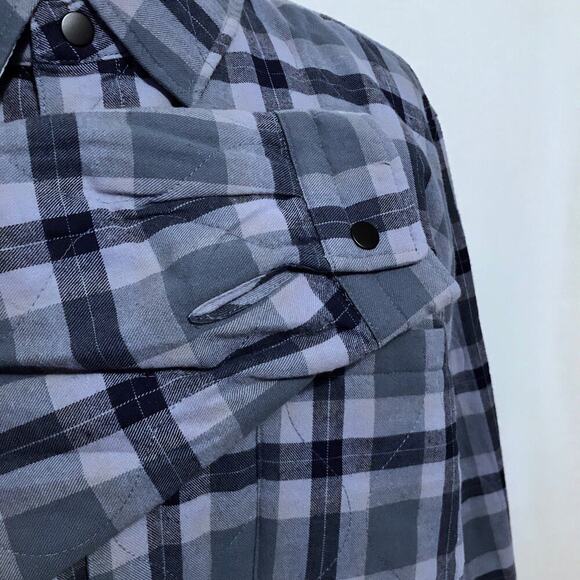 And Now This NWT Plaid Shirt Jacket Men XL - Picture 4 of 13